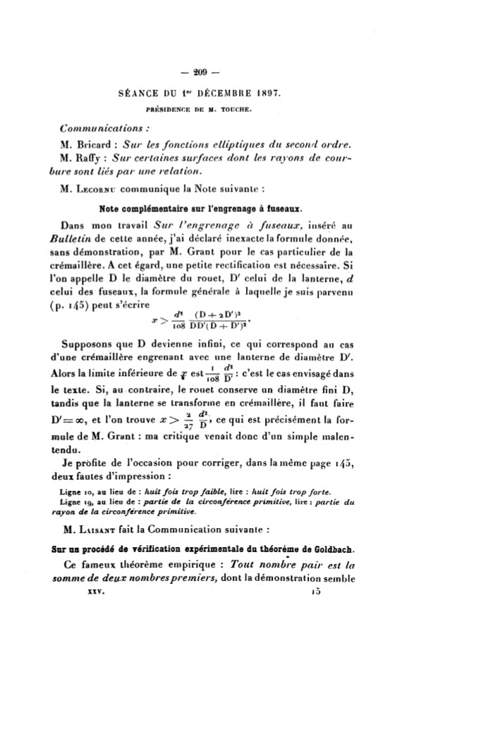 Article de Laisant Conjecture de Goldbach et tirettes image3