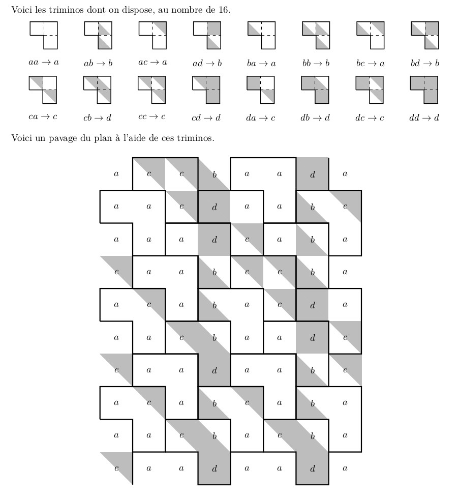 tuiles triangulaires et puzzle