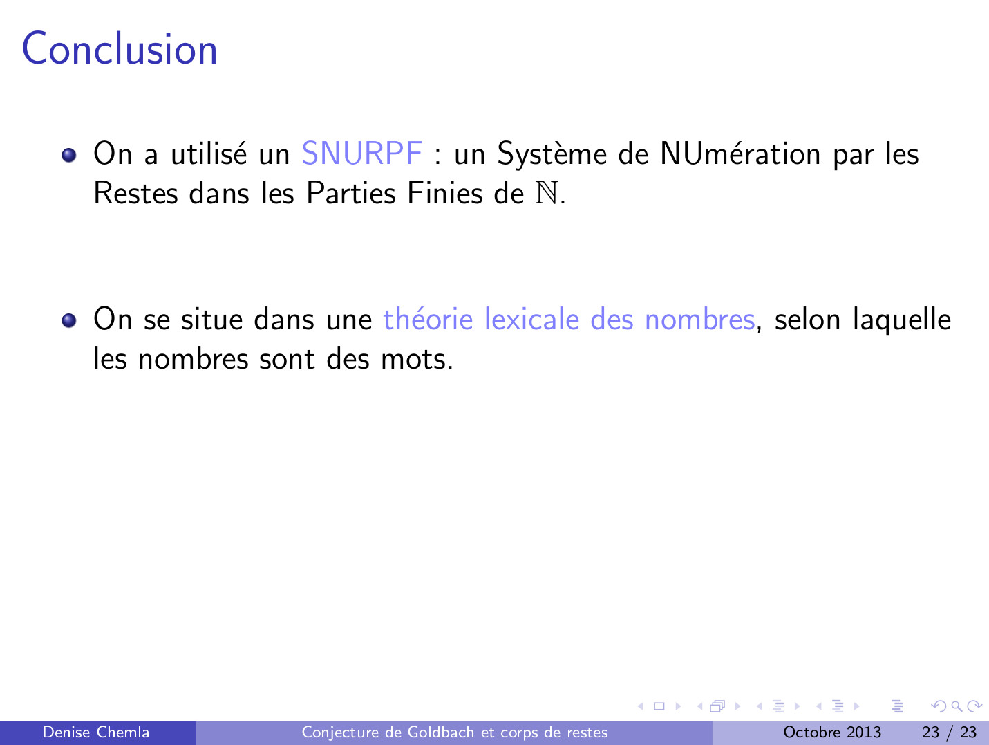 le SNURPF ou Système de Numération par les restes dans les Parties Finies de N que j’ai utilisé pour comprendre la conjecture de Goldbach